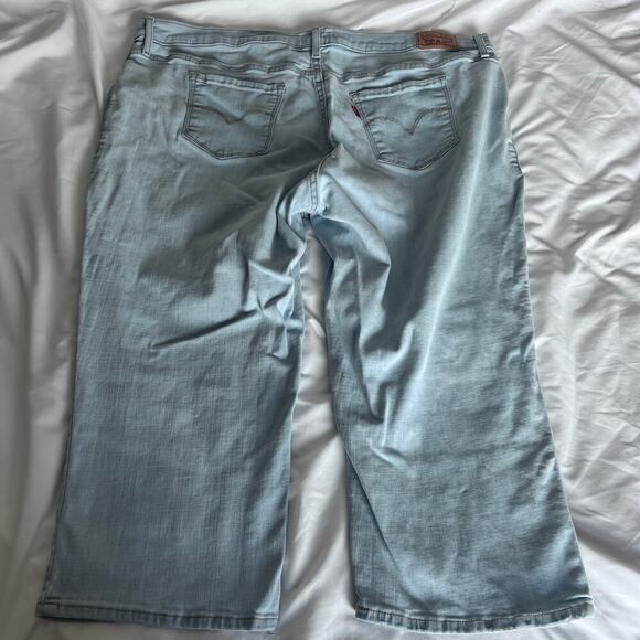 ✨Levi’s Women 311 Shaping Skinny Capri Jeans 22W Mid Rise Stretch Denim - Picture 2 of 8